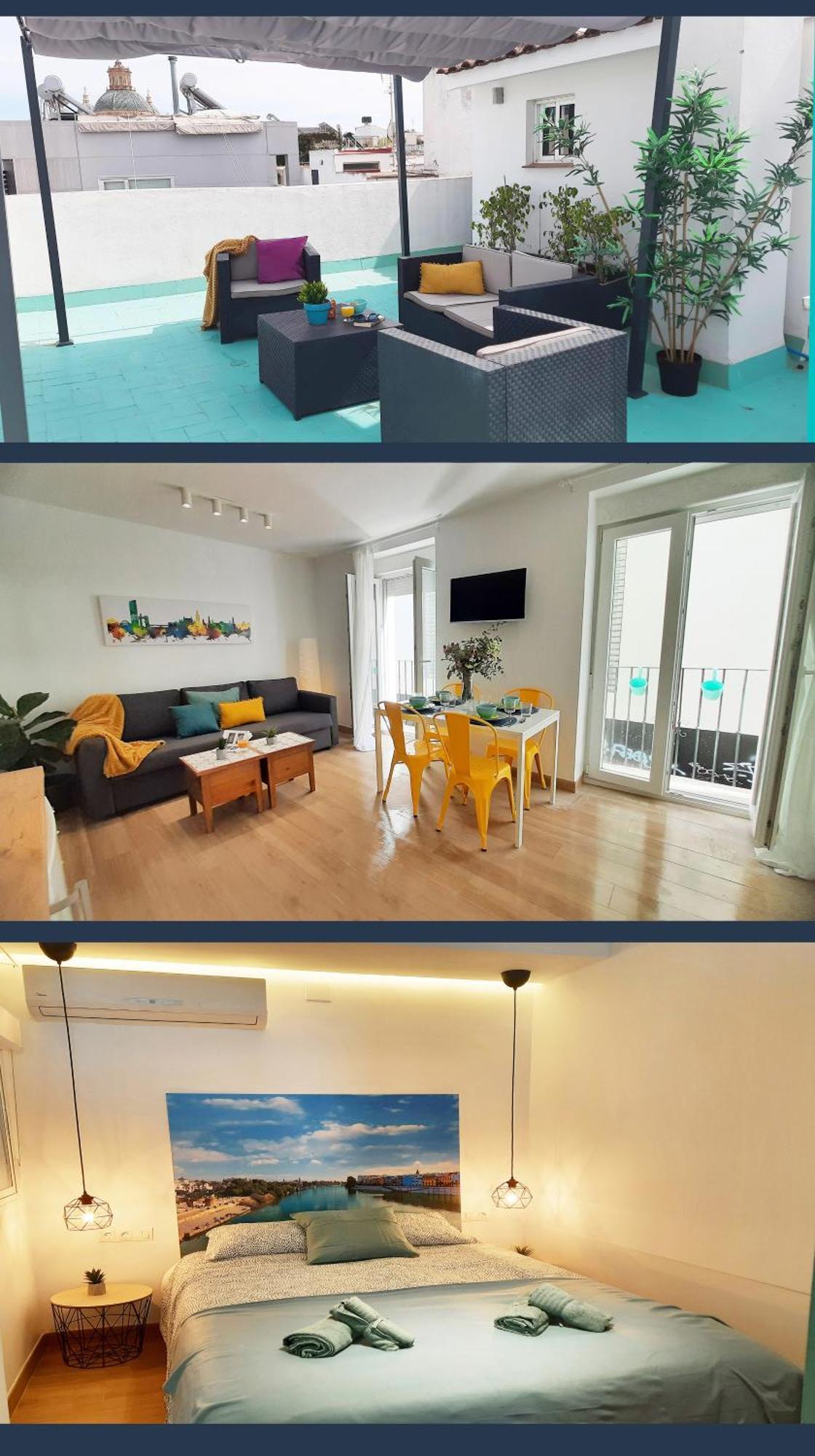 Lovely Center Apartments - Alameda Sunny Terrace إشبيلية المظهر الخارجي الصورة